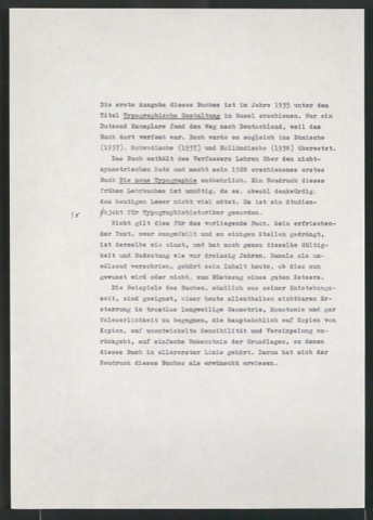 Arbeitsmaterial für Asymmetric Typography und Die unsymmetrische Satzweise