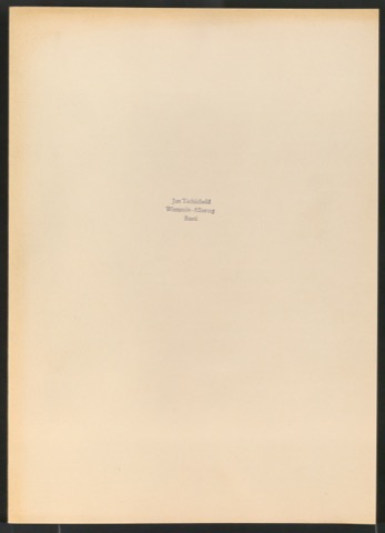 Mappe mit Notizen, Probedrucken, Klischeeabzügen zur Garamond