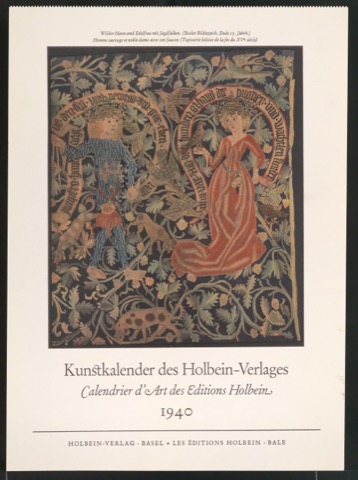 Ausschnitte aus Kunstkalendern des Holbein-Verlag