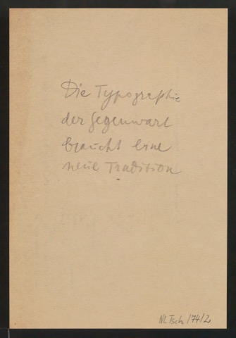 Blattsammlung von Gebrauchsgrafik und Notizen für Typografische vormgeving