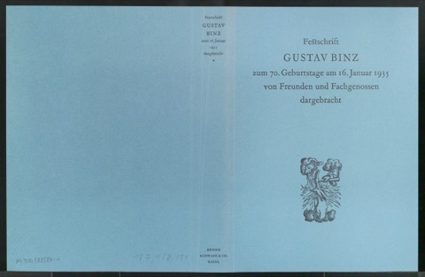 Probedrucke von Schutzumschlägen für Benno Schwabe & Co