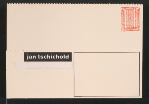 Entwurf für Bestellschein zu Typografische Entwurfstechnik und Probedruck zu Schutzumschlag für Typographische Gestaltung