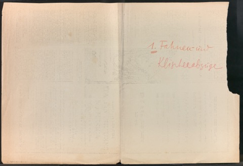 Fahnen und Klischeeabzüge für Schriftschreiben für Setzer