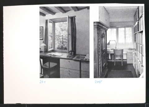 Druckfahnen für den Abbildungsteil von Leben und Werk des Typographen Jan Tschichold