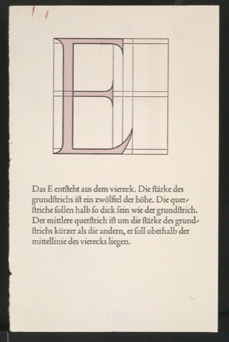 Probedrucke für Das Alphabet des Damianus Moyllus