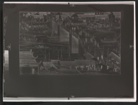 Reprografie und Druckklischee des Ku-Su-Drucks der Sammlung Tschichold für In Su-Chou um 1740: 15 Ku-Su-Drucke