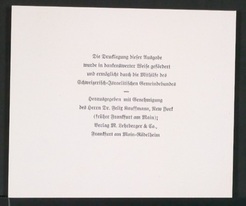 Probedrucke, Klischee und Klischeeabzug von Titelblatt und Illustration für Gebetbuch für das Pessachfest