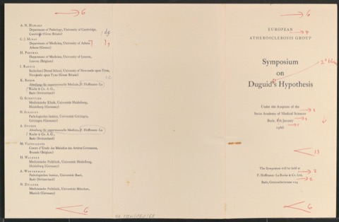 Korrekturfahne für Symposium on Duduid's Hypothesis