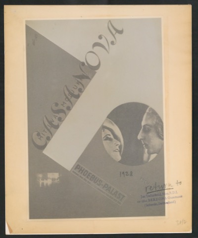 Fotorepro und Zeitschriftenausschnitt von Plakat Casanova für Phoebus-Palast