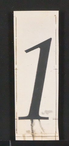 Entbehrliche Photokopien einzelner Buchstaben (gewöhnliche) ab 14 P