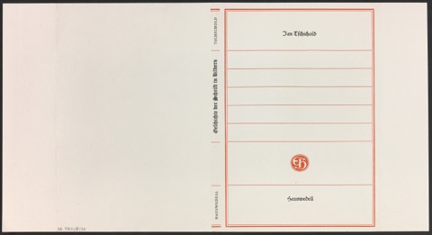 Probedruck ohne Titel für den Schutzumschlag von Geschichte der Schrift in Bildern