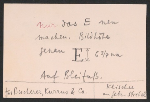 Klebeentwurf für Typographie zu Der chinesische und der japanische mehrfarbige Holztafeldruck, technisch