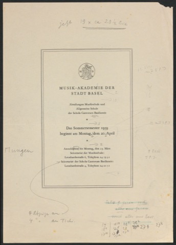 Musik-Akademie der Stadt Basel