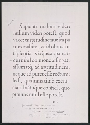 Fotokopien der Gros Canon von Claude Garamond