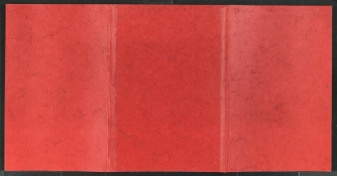 Kapitelverzeichnis und Angaben zur Herstellung für Von chinesischer Buch- und Drucktechnik (Typoskript)