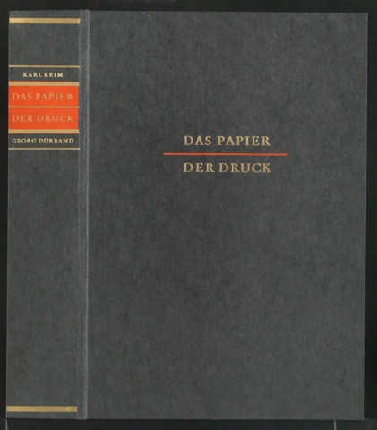 Einbanddecke für Das Papier - Der Druck