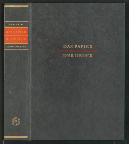 Einbanddecke für Das Papier - Der Druck
