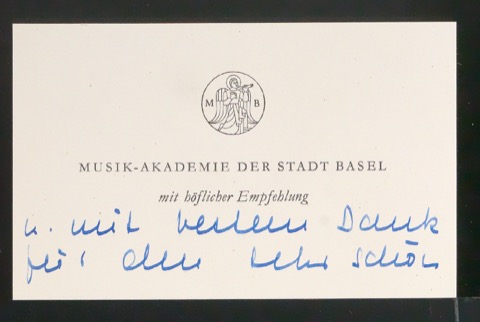 Empfehlungskarte Musik-Akademie