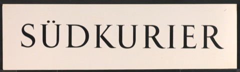 Probedrucke Zeitungskopf Südkurier