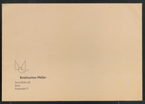 Gebrauchsgrafik für Briefmarken-Müller