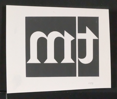 Klischeeabzug und Belegexemplare von Firmenzeichen TM für Typographische Monatsblätter