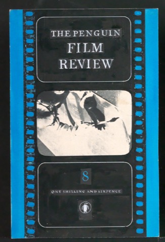 Klebeentwurf für den Umschlag von The Penguin Film Review 8