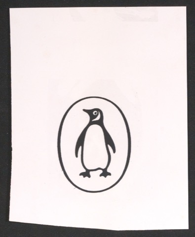 Probedruck einer Verlegermarke für Penguin Books