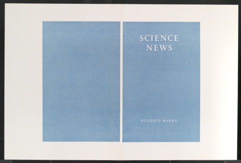 Probedruck für den Umschlag von Science News 15