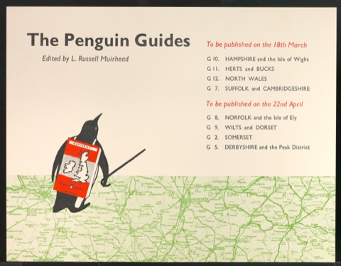 Werbeschild für The Penguin Guides