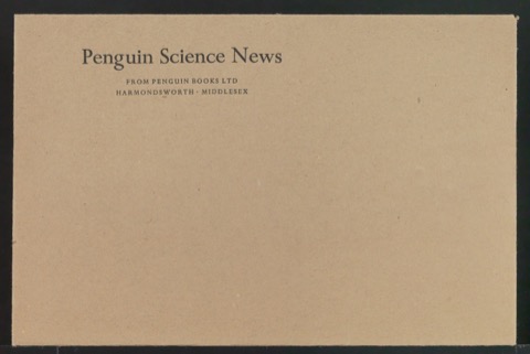 Probedruck eines Briefumschlages Penguin Science News