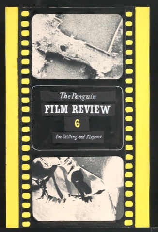 Klebeentwurf für den Umschlag von The Penguin Film Review 6