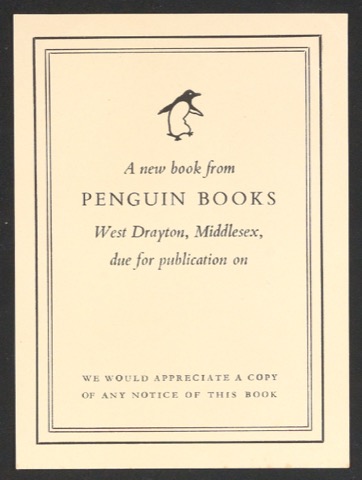 Empfehlungskarte für Penguin Books