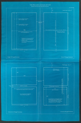 The Pelican History of Art: Maximum area and correct imposition of the plates