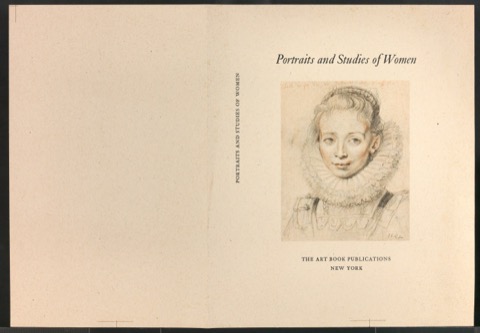 Probedruck für den Schutzumschlag von Portraits and Studies of Women