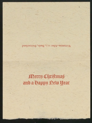 Neujahrswunsch Merry Christmas and a Happy New Year