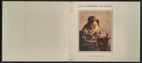 Probedrucke für den Schutzumschlag von Jan Vermeer van Delft