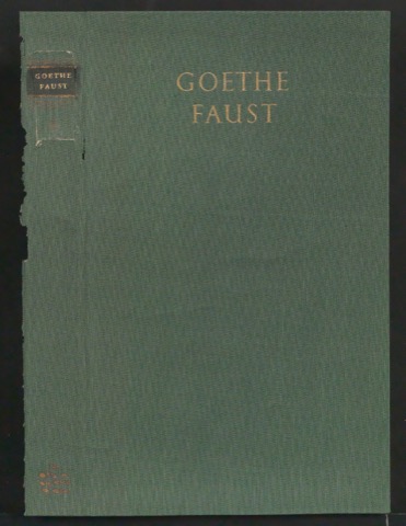 Entwurf von Einbanddecke für Faust, Band 2