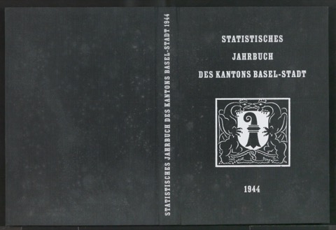 Einbanddecke für Statistisches Jahrbuch des Kantons Basel-Stadt