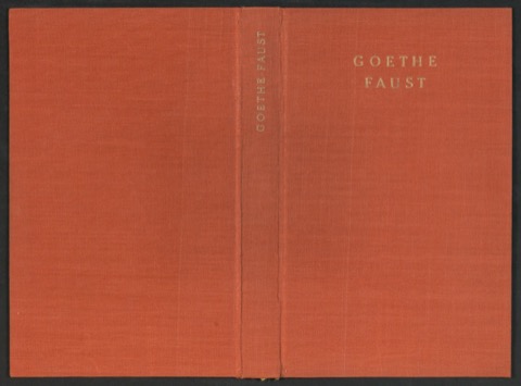 Einbanddecke für Faust
