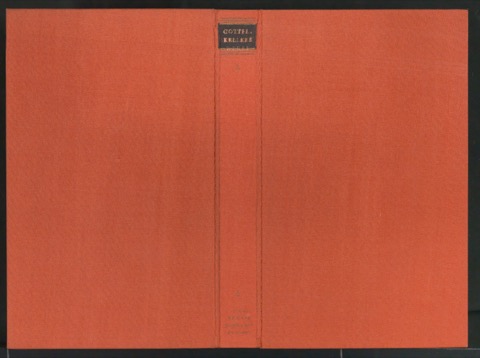Entwurf von Einbanddecke für Gottfried Kellers Werke, Band 1 und 2