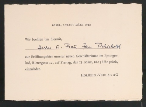 Einladung zur Eröffnungsfeier neuer Geschäftsräume