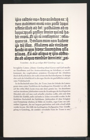 Montierte Druckfahnen für Schriftkunde, Schreibübungen und Skizzieren für Setzer