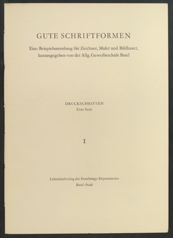 Gute Schriftformen 1-6