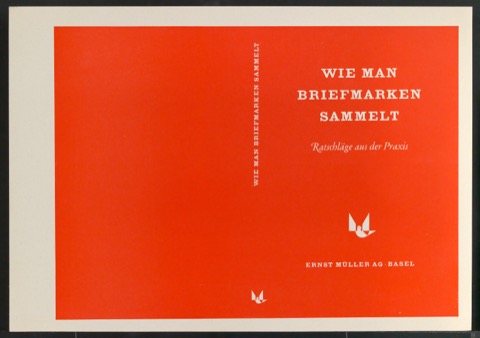 Probedruck für den Umschlag von Wie man Briefmarken sammelt