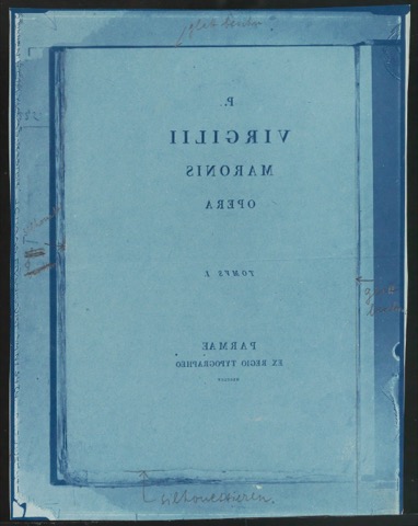 Korrekturfahne eines reproduzierten Bodoni-Buchtitels für Geschichte der Schrift in Bildern, 1. Auflage