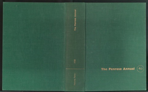 Einbanddecke für The Penrose Annual Volume 40