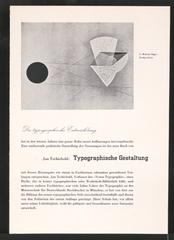 Probedrucke von Bestellscheinen für Typographische Gestaltung