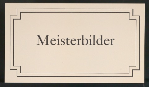 Akzidenz Meisterbilder