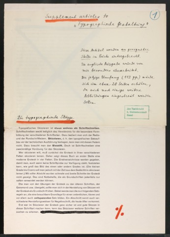 Druckfahne für Typographische Gestaltung