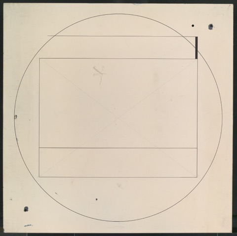 Pulverbeschichtete Metallplatte mit aufgedruckten Linien für Layout